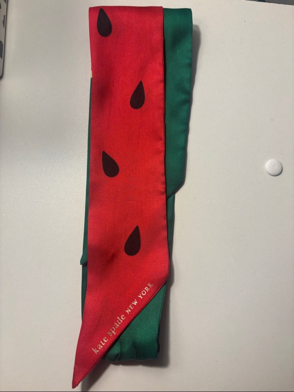Kate Spade Watermelon Twilly Scarf